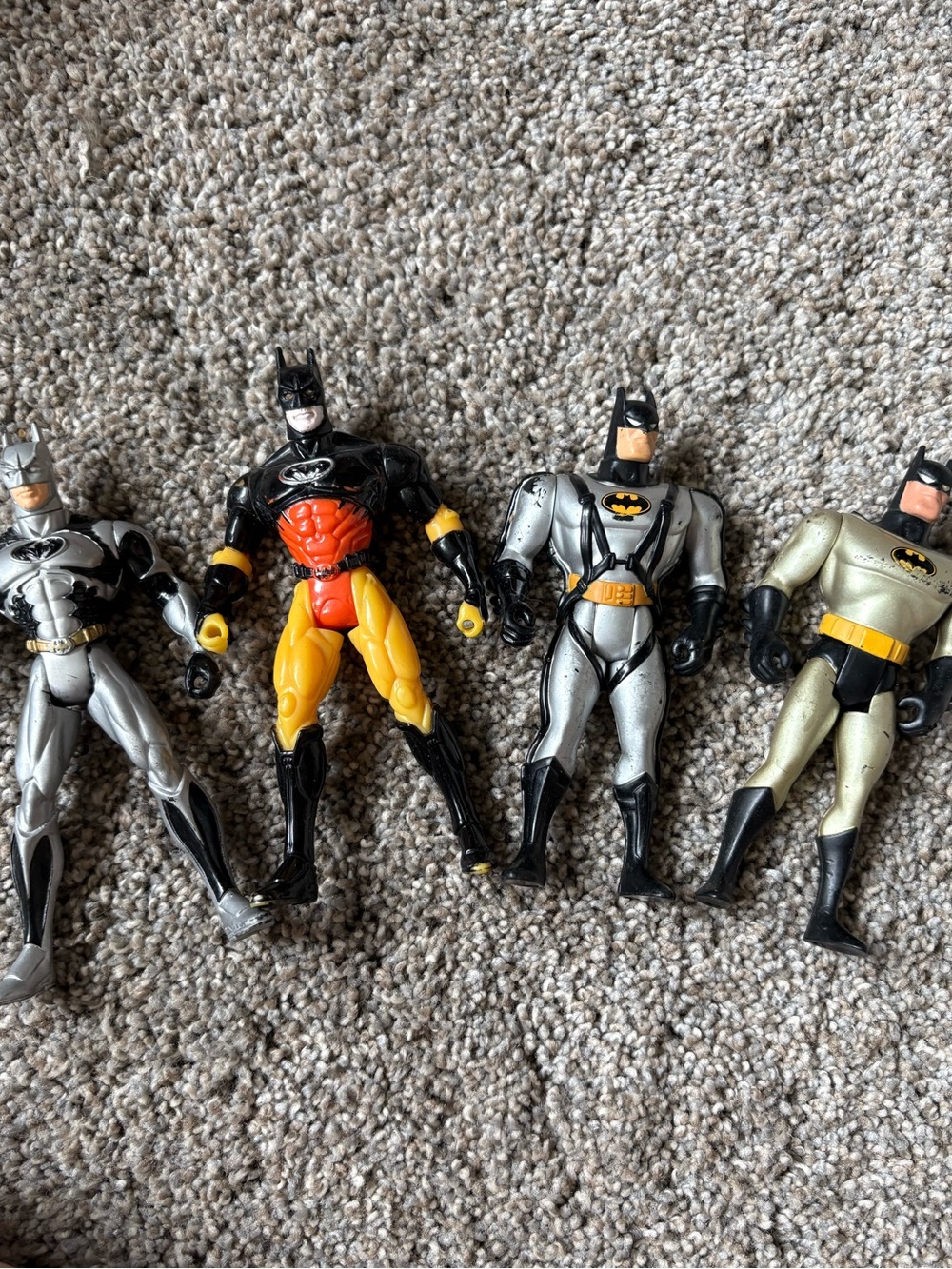 Lot of 4 Batman Action Figures